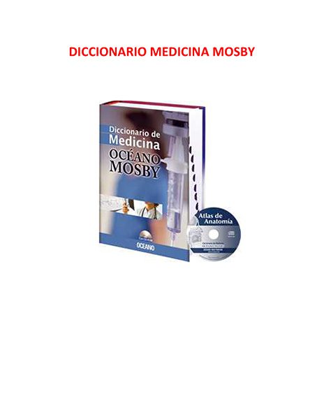 Diccionario de medicina Mosby