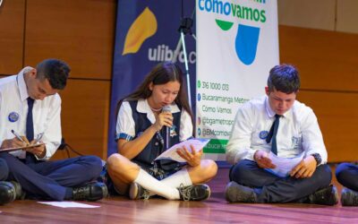 Líderes estudiantiles de Bucaramanga y su área metropolitana dejaron su voz en Ulibro 2023